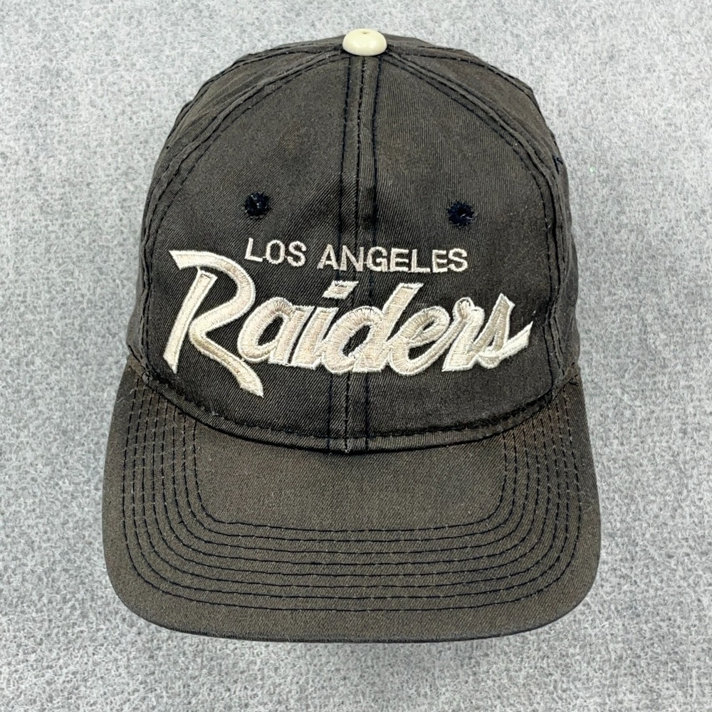 Vintage Los Angeles Raiders Hat Snap Back Sports Specialties Script Twill Faded